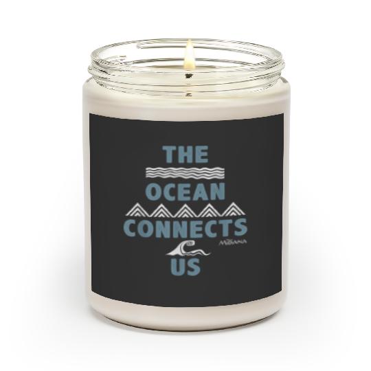 Disney Moana The Ocean Connects Us Tattoo Waves Scented Candles