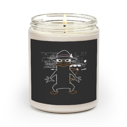Disneys Phineas And Ferb Agent P In Secret Base Outline Shot Scented Candles