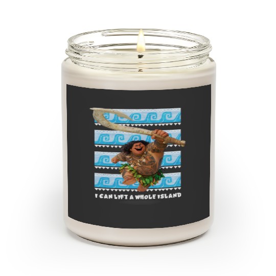 Discover disneys Moana Maui I Can Lift A Whole Island Chest Portrait Scented Candles
