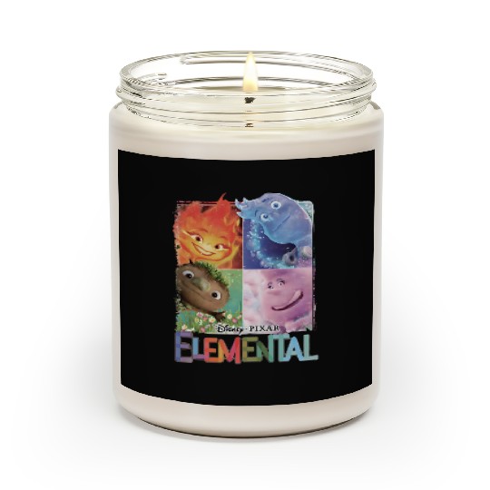 Elemental 2023 Disney Scented Candles, Disney Pixar Elemental Scented Candles
