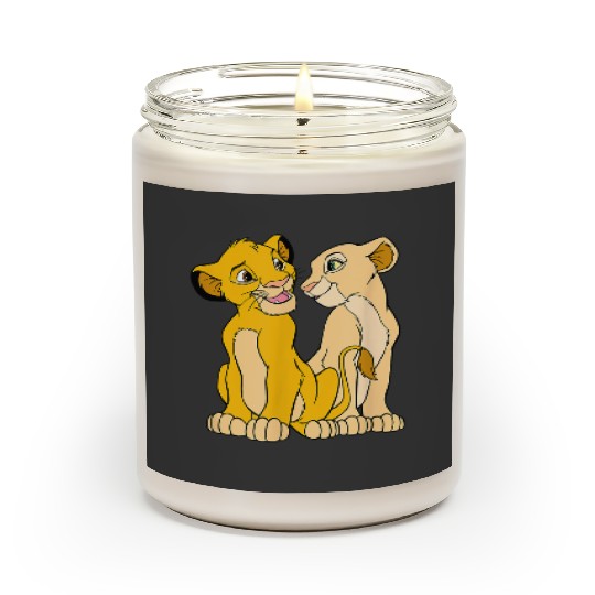 disneys The Lion King Cute Simba Nala Big Chest Portraits  gifts Scented Candles