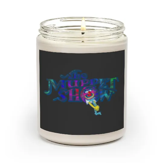 disneys The Muppets Retro Vintage Tie Dye Animal Band Logo  gifts Scented Candles