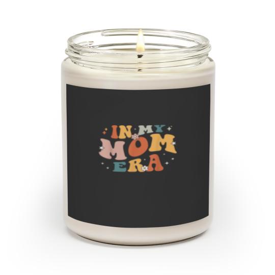 In My Mom Era Lover Groovy Retro Mom Mother 39 S Scented Candles