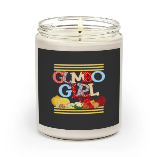 Gumbo Girl Lobster Boil Crawdad Party Crayfish Fishing Scented Candles