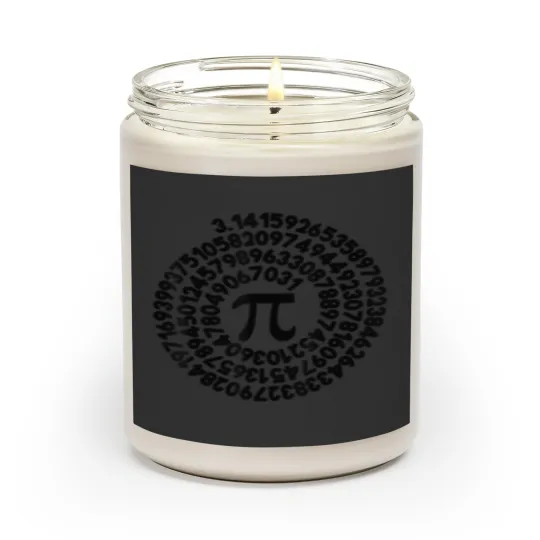 Discover Happy Pi Day 314 Symbol Spiral Math Mathematics Teacher Trends Gift Scented Candles