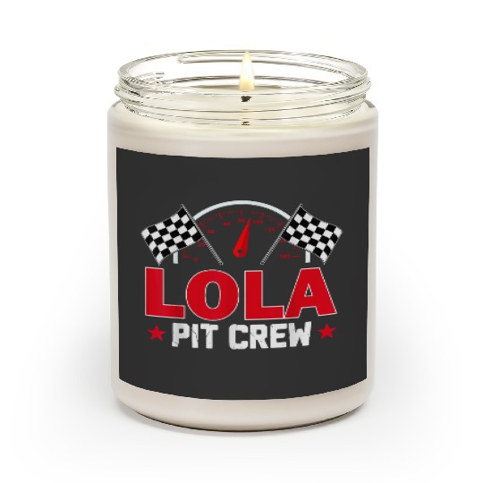 Lola Pit Crew Race Car Racing Birthday Boy Gifts Trend Scented Candles