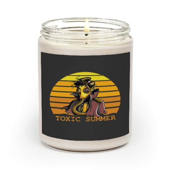 Toxic Summer Retro Vintage Anime Otaku Art Scented Candles