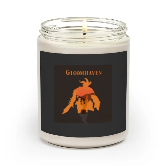 Discover Gloomhaven Brute-Minimalist Silhouette Style-Board Game Art Scented Candles