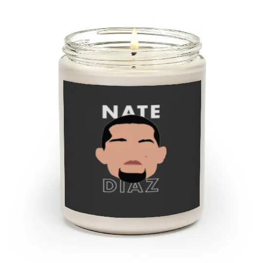 Discover Nate Diaz diaz the gangster rsclvisual_ Scented Candles