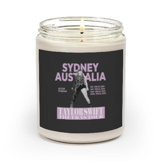 Eras Tour - Sydney, Australia - Light Purple Scented Candles
