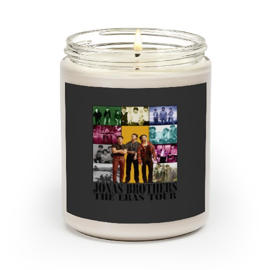 Discover JB fan merch The 2023- Vintage Jonas Brothers The Eras Tour Album 2 Scented Candles