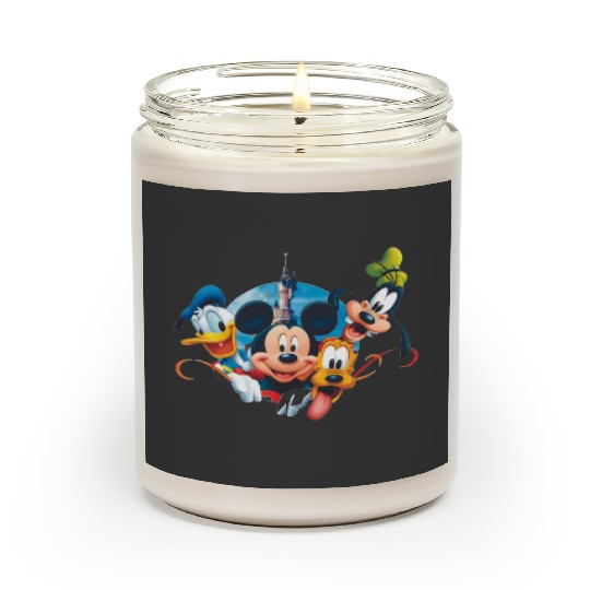 Mickeys Minniee Pluto Donald Goofy Duck Mouse Disneyy Scented Candles