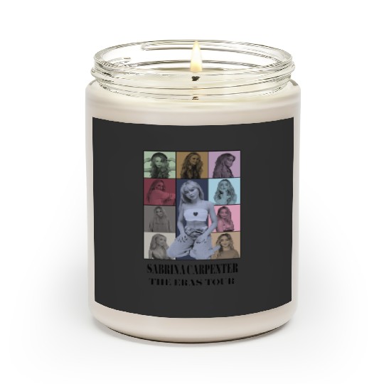 Sabrina Carpenter Eras Tour Tapestry.png Scented Candles