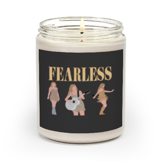 taylorss swisft eras tour fearless art Scented Candles