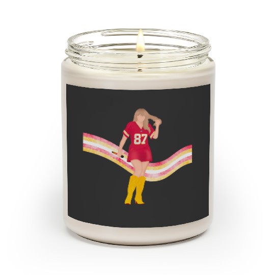 taylorr Swift x Travis Kelce Jersey (V5) Scented Candles