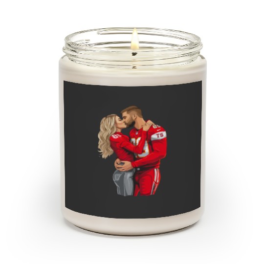 taylorr Swift and Travis Kelce (2) Scented Candles