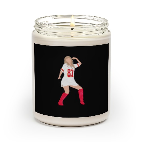 taylorr Swift x Travis Kelce Jersey (V4) Scented Candles