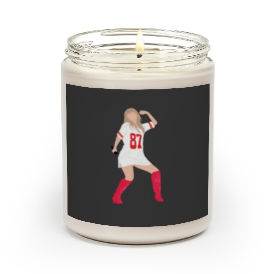 taylorr Swift x Travis Kelce Jersey (V4) Scented Candles