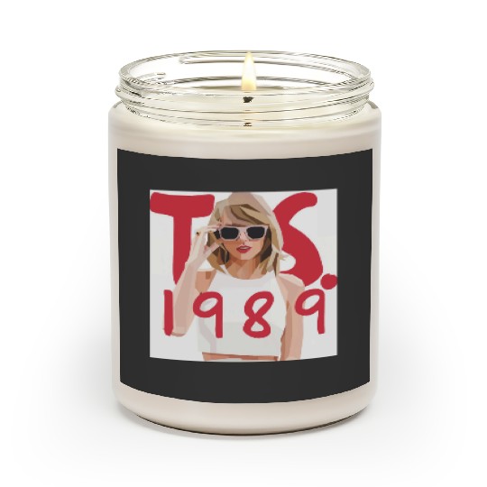 taylorr Swift 1989 Graphic Scented Candles
