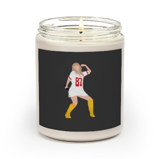 taylorr Swift x Travis Kelce Jersey (V3) Scented Candles