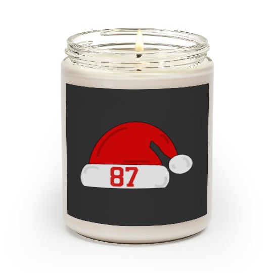 taylorr Swift Travis Kelce Christmas Game Santa Hat Scented Candles