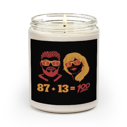 Travis Kelce And taylorr Swift Scented Candles