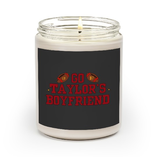 Travis Kelce and taylorr Swift Scented Candles