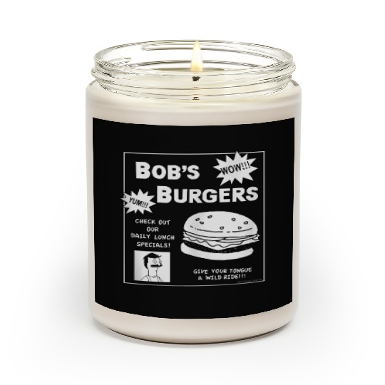 Bobs Burgers Lunch Special Flyer Scented Candles