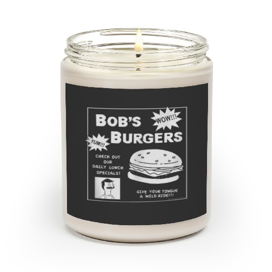 Bobs Burgers Lunch Special Flyer Scented Candles