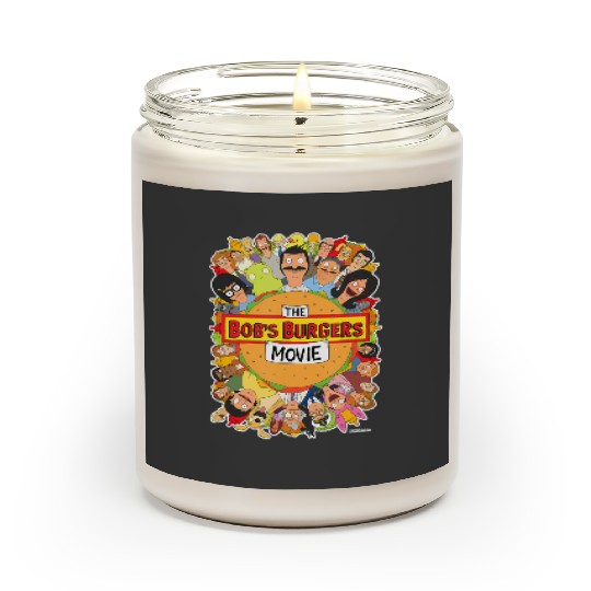the bobs burgers movie poster Scented Candles