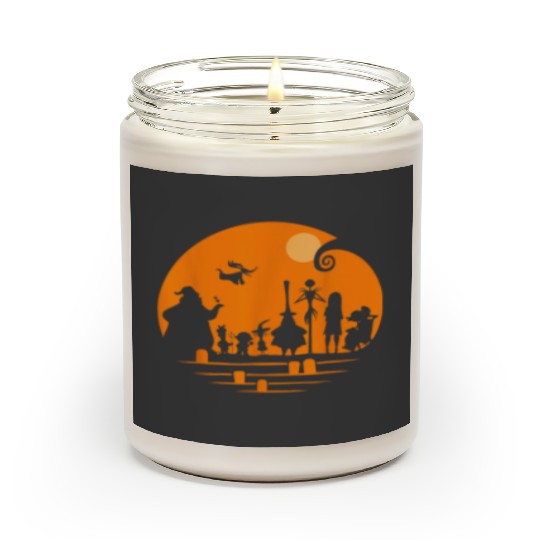 disneys The Nightmare Before Christmas Halloween Silhouette Scented Candles
