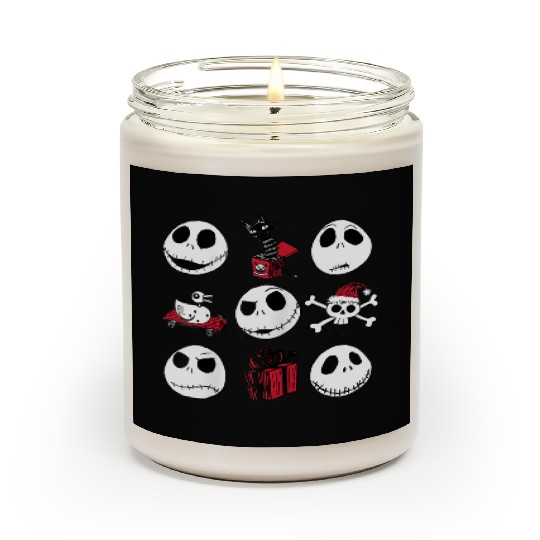 disneys The Nightmare Before Christmas Jack Christmas Grid Scented Candles