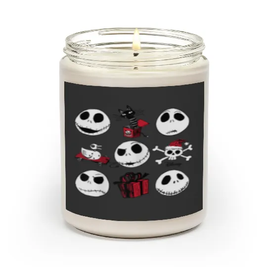 disneys The Nightmare Before Christmas Jack Christmas Grid Scented Candles
