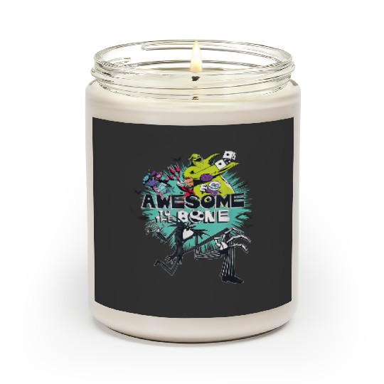 disneys The Nightmare Before Christmas Awesome To The Bone Scented Candles