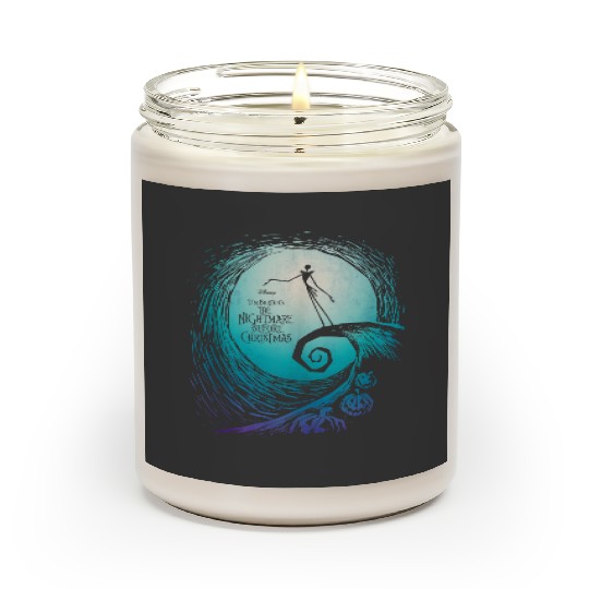 disneys Nightmare Before Christmas Jack Movie Logo Scented Candles