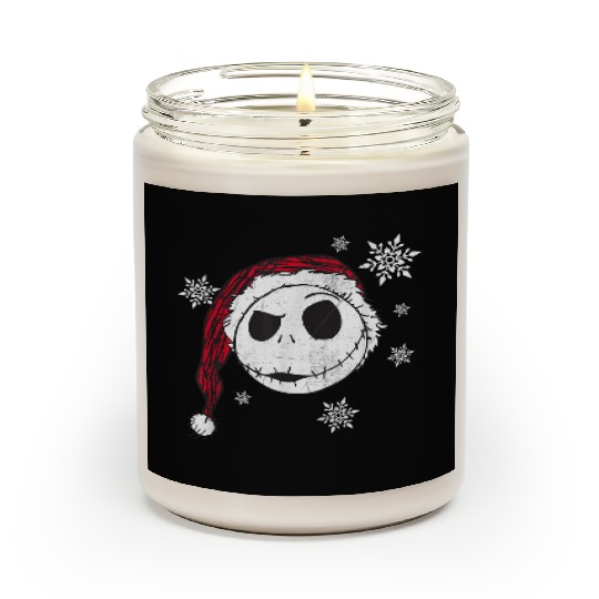 disneys Nightmare Before Christmas Snowflake Holiday Short Sleeve Scented Candles