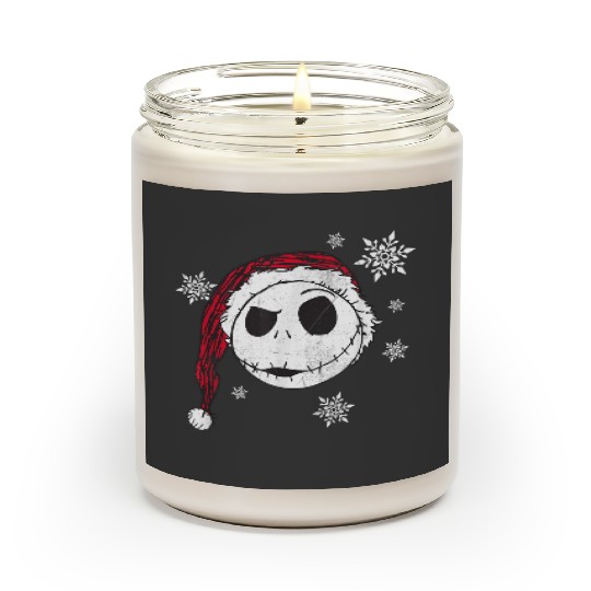 disneys Nightmare Before Christmas Snowflake Holiday Short Sleeve Scented Candles