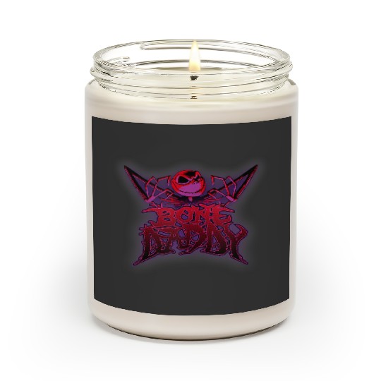 disneys The Nightmare Before Christmas Bone Daddy Neon Poster Scented Candles