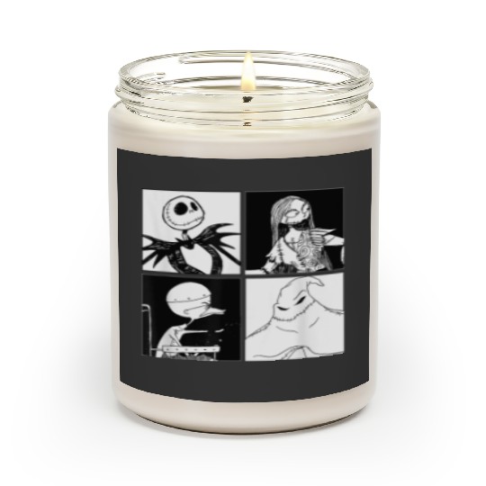 disneys Nightmare Before Christmas Face Scented Candles