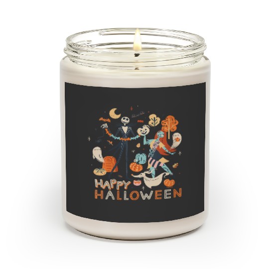 disneys The Nightmare Before Christmas Jack Sally Halloween Scented Candles