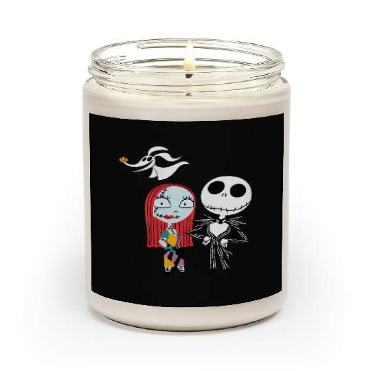 disneys Nightmare Before Christmas Dark Jack Sally Scented Candles