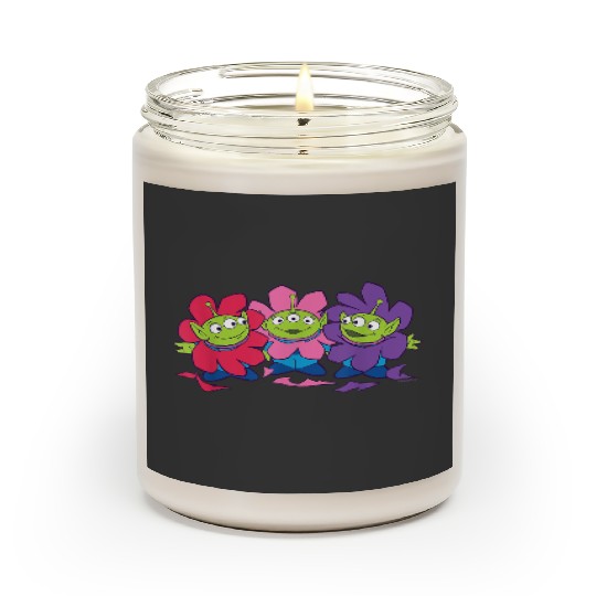 disneys And Pixars Toy Story Cute Aliens Flowers Scented Candles