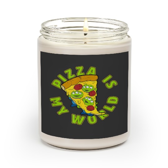 disneys pixars Toy Story Aliens Pizza Is My World Scented Candles