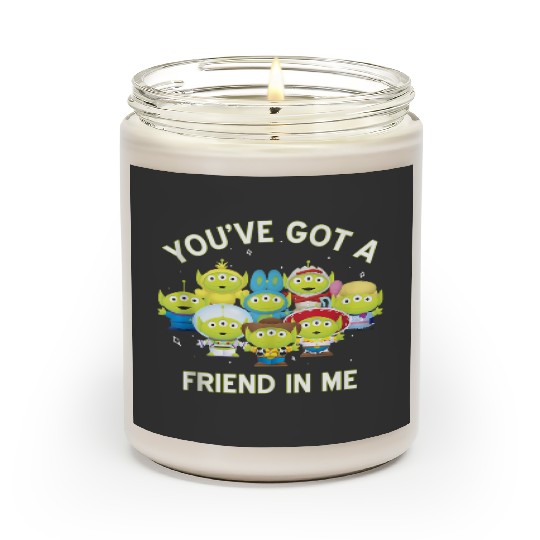 disneys pixars Aliens Toy Story You've Got A Friend In Me Scented Candles