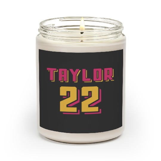 Discover First Name Taylor Pink Numbers Taylor 22 For Kids Boys Girls Gifts  Scented Candles