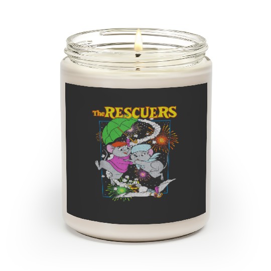 Disney The Rescuers Bernard Miss Bianca Fireworks Poster Gifts Trend Scented Candles