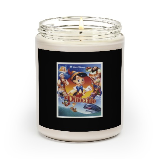 disneys Pinocchio Movie Poster Group Shot Scented Candles