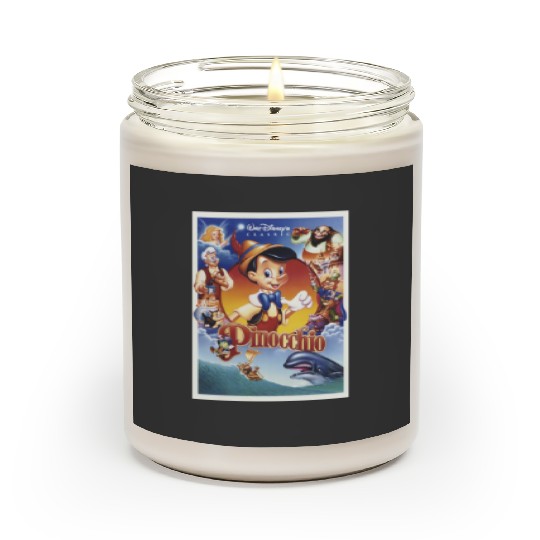 disneys Pinocchio Movie Poster Group Shot Scented Candles