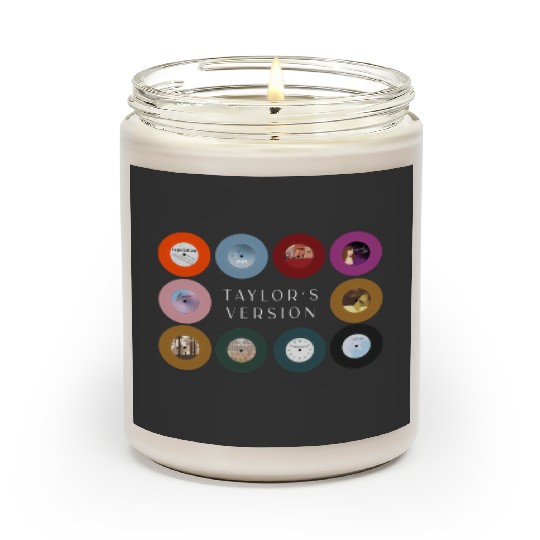 Discover Taylors Version Eras Tour Albums Sticker Scented Candles