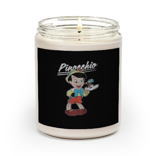 disneys Pinocchio And Jiminy Cricket Raglan Scented Candles